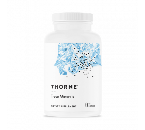 Микроэлементы, Thorne Research, Trace Minerals, 90 капсул