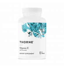 Витамин С с флавоноидами, Thorne Research, Vitamin C with Flavonoids, 90 капсул