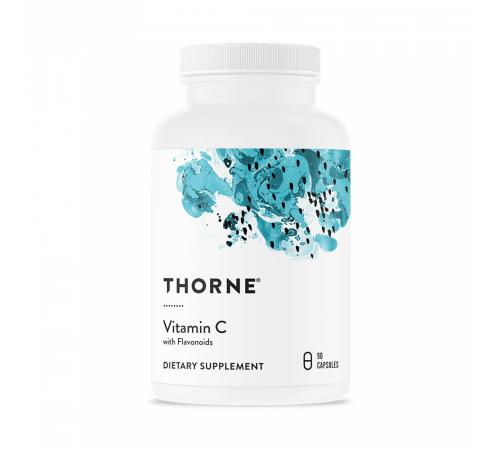Витамин С с флавоноидами, Thorne Research, Vitamin C with Flavonoids, 90 капсул