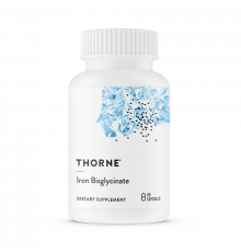 Бисглицинат железа, Thorne Research, Iron Bisglycinate, 60 капсул