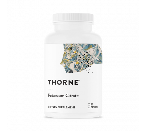 Цитрат калия, Thorne Research, Potassium Citrate, 90 капсул